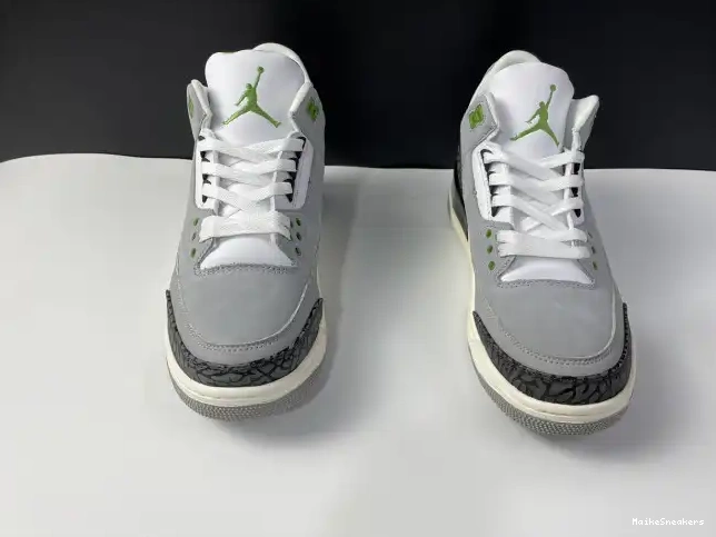 MaikeSneakers Chlorophyll 136064-006 Air 3 Jordan Retro 0425